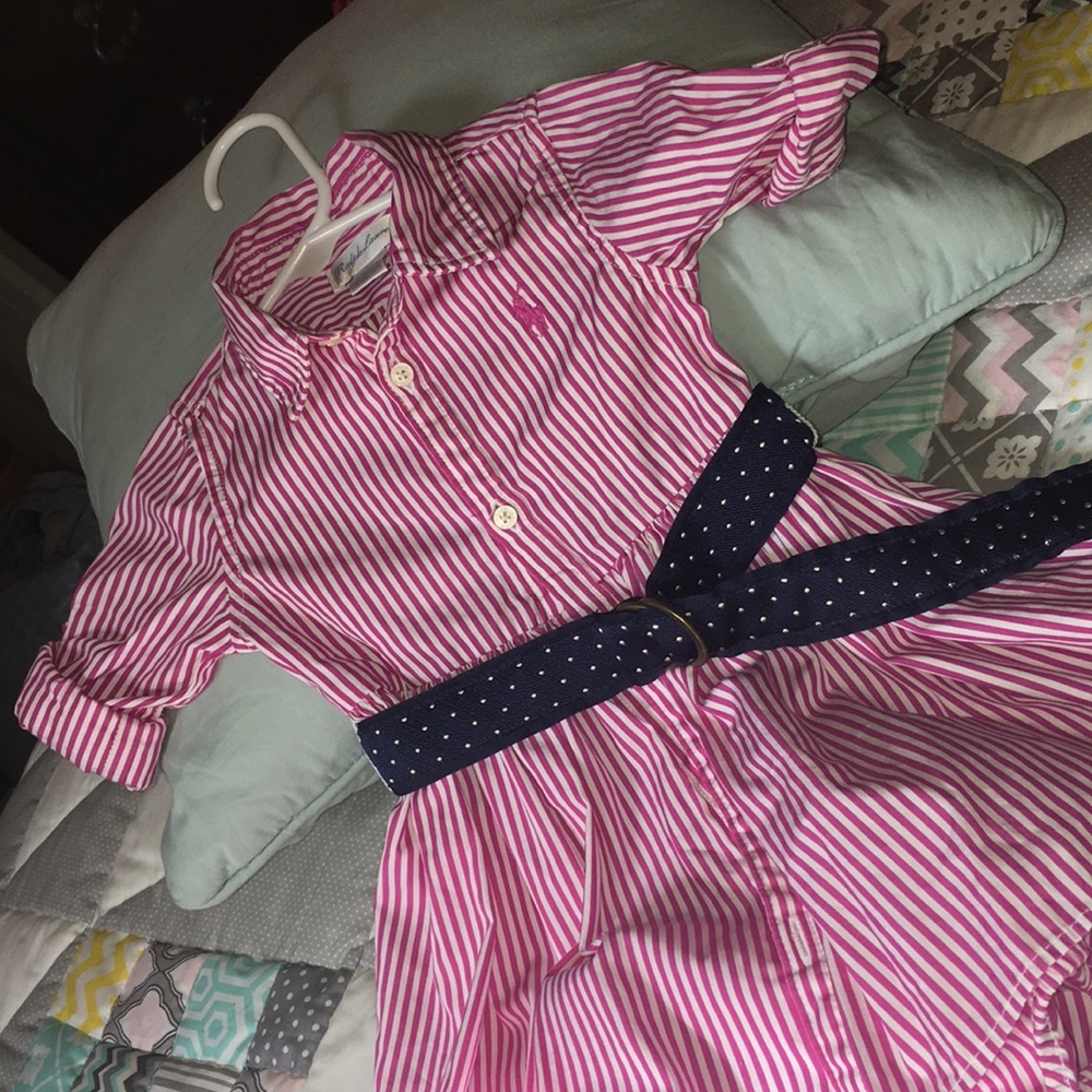 Ralph Lauren baby girl dress outfit